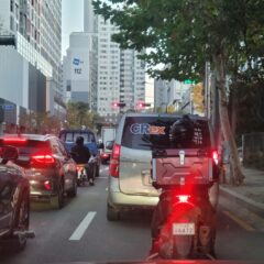 야간 운전 첫 경험